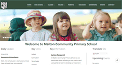 Desktop Screenshot of maltonprimary.org