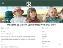 Tablet Screenshot of maltonprimary.org